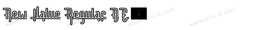New Value Regular DE字体转换